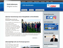 Tablet Screenshot of cdu-kirchlinteln.de